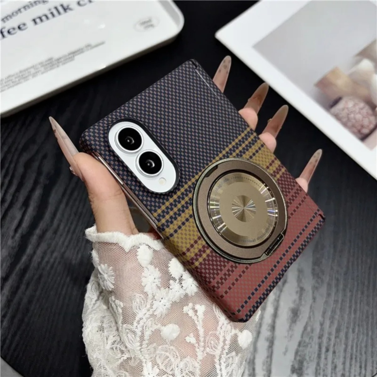 Taco Stand Holder - Supporto a 360° in pelle e