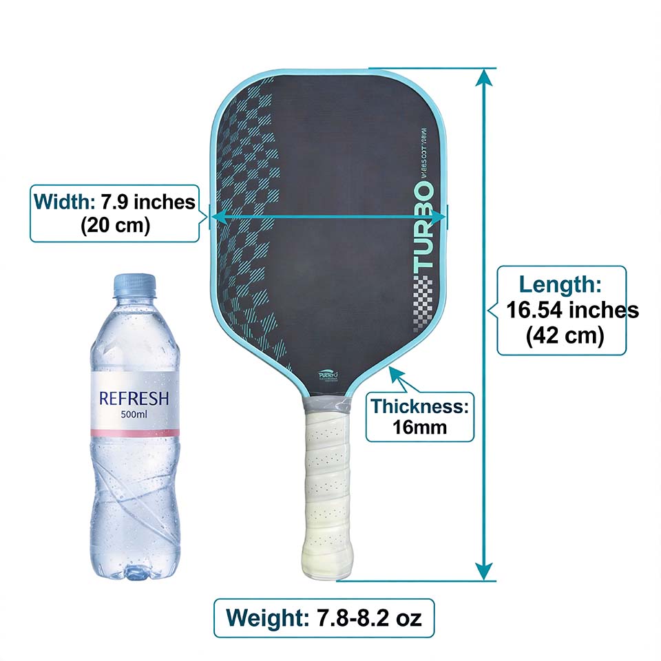 Racchetta da Pickleball TURBO  - Crepe Pan Carbon recensione e prezzo