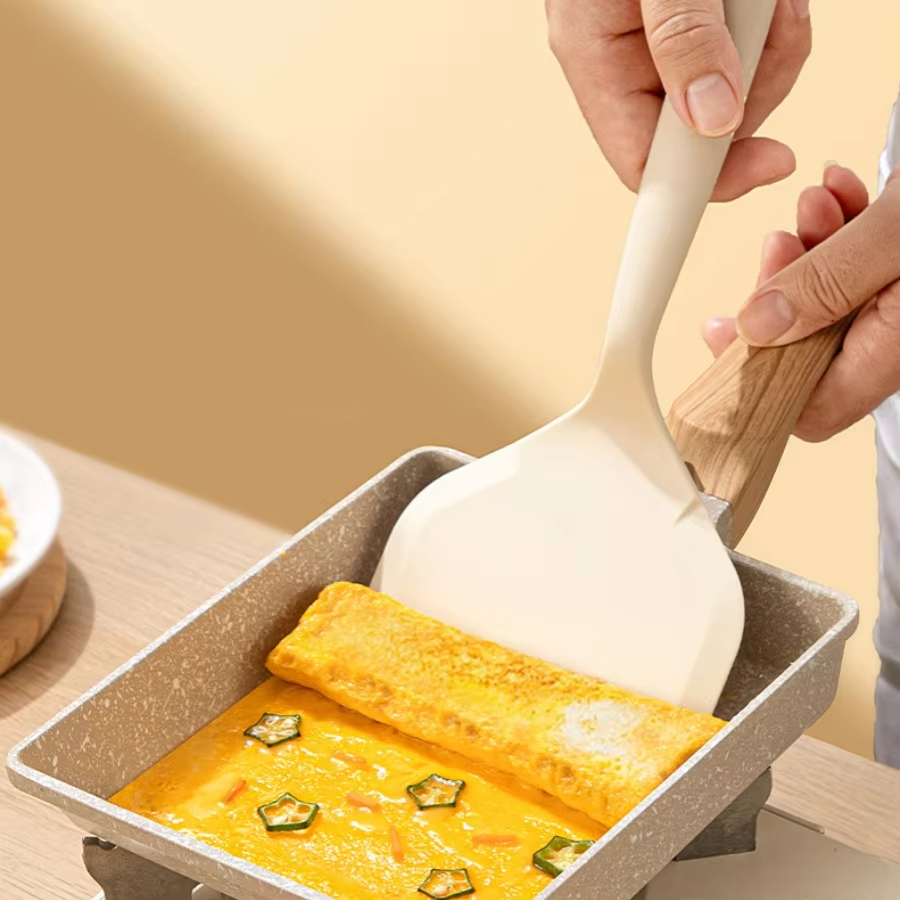 1 spatola in silicone resisten - Mini Pancake Griddle recensione e prezzo