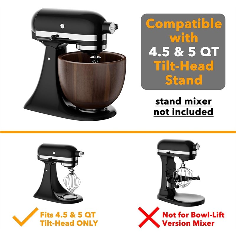 Supporto per Ciotole in Legno  - Kitchenaid Mixer Hand Mixer recensione e prezzo